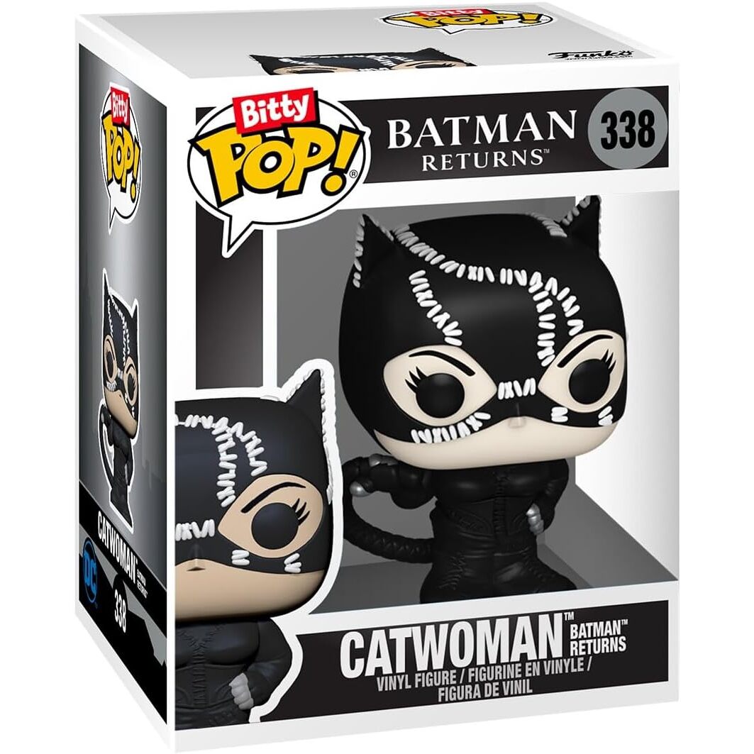 Funko Bitty Pop! Batman 85Th - Batman, 4-Pack And A Surprise Mystery Mini Figure - 0.9 Inch (2.2 Cm) - Dc Comics Collectable - Stackable Display Shelf Included - Gift Idea - Party Bags Stocking - Image 4