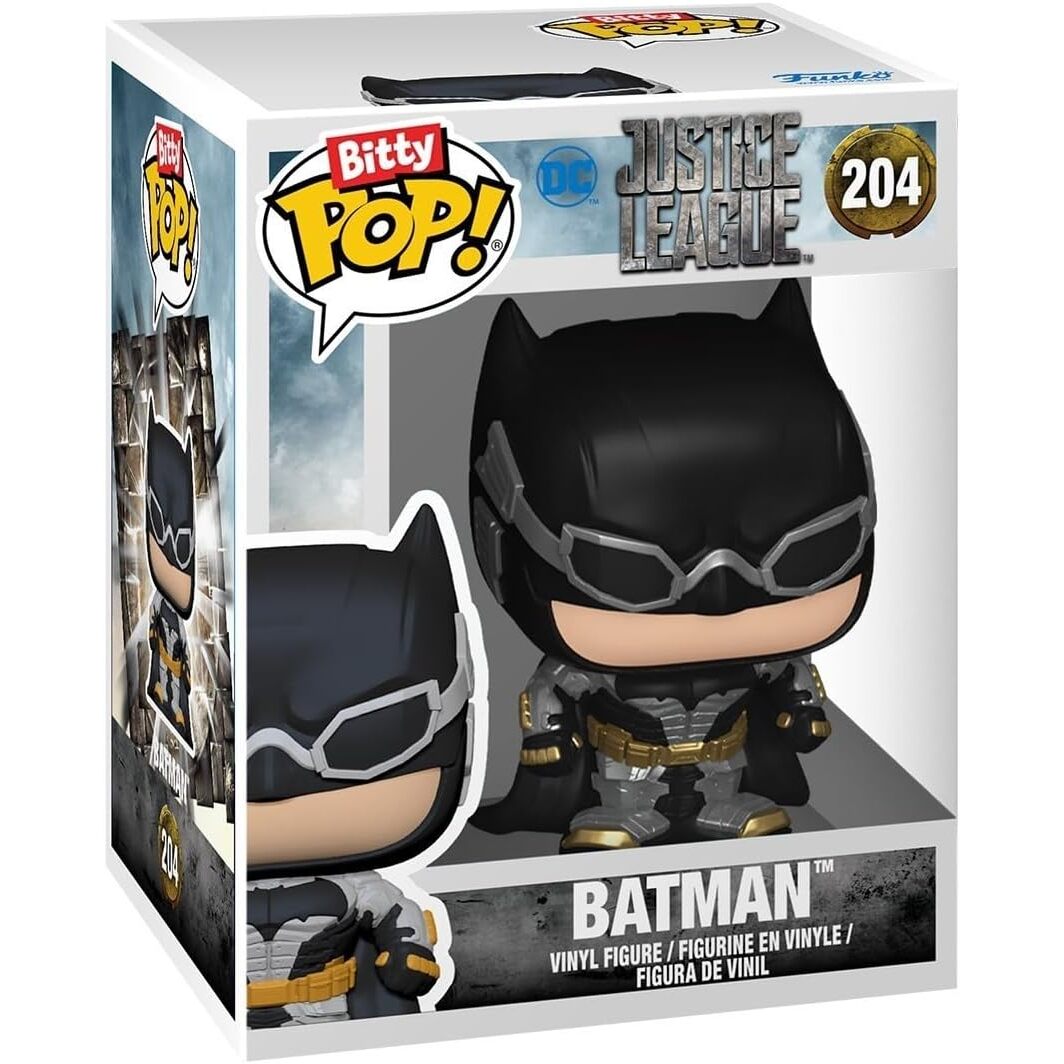 Funko Bitty Pop! Batman 85Th - Batman, 4-Pack And A Surprise Mystery Mini Figure - 0.9 Inch (2.2 Cm) - Dc Comics Collectable - Stackable Display Shelf Included - Gift Idea - Party Bags Stocking - Image 5