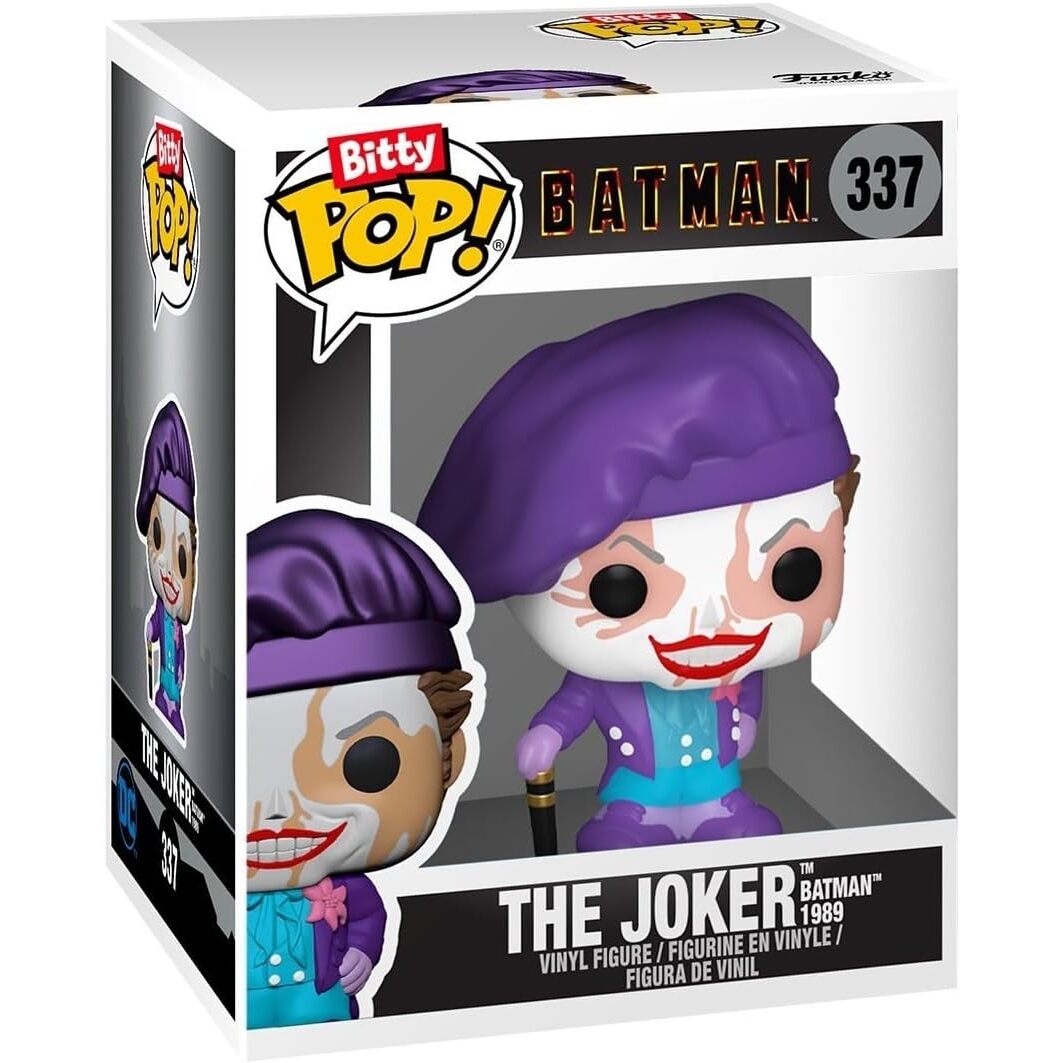 Funko Bitty Pop! Batman 85Th - Batman, 4-Pack And A Surprise Mystery Mini Figure - 0.9 Inch (2.2 Cm) - Dc Comics Collectable - Stackable Display Shelf Included - Gift Idea - Party Bags Stocking - Image 7