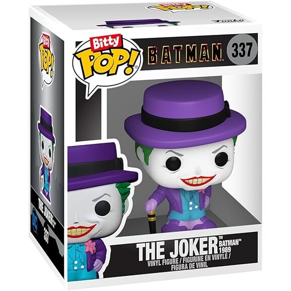 Funko Bitty Pop! Batman 85Th - Batman, 4-Pack And A Surprise Mystery Mini Figure - 0.9 Inch (2.2 Cm) - Dc Comics Collectable - Stackable Display Shelf Included - Gift Idea - Party Bags Stocking - Image 8