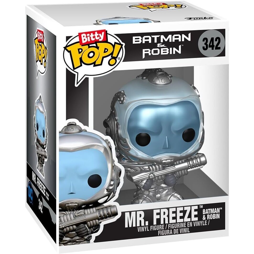 Funko Bitty Pop! Batman 85Th - Batman, 4-Pack And A Surprise Mystery Mini Figure - 0.9 Inch (2.2 Cm) - Dc Comics Collectable - Stackable Display Shelf Included - Gift Idea - Party Bags Stocking - Image 10