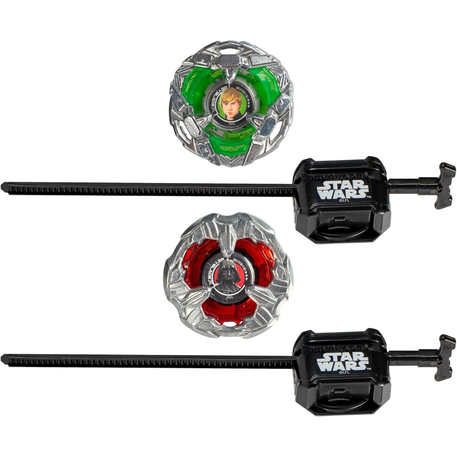 Alternative view of Takara Tomy Beyblade X Limited Edition Bx-00 Double Starter Luke Skywalker And Darth Vader