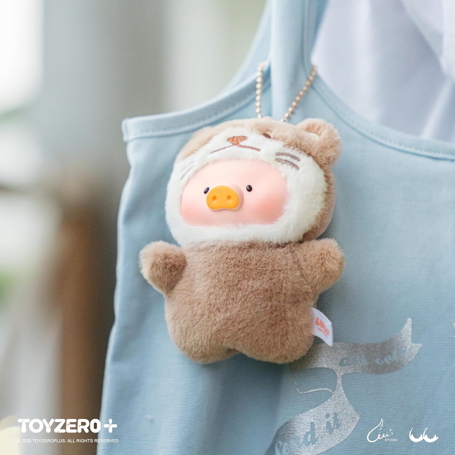 Toyzero+ Lulu The Piggy Blind Box Figures - Puppet Show Series Plush Keychain Blind Boxes Figurines Finger Puppet Toy Cute Stuffed Animals Mystery Box Collectible Decorations Birthday Gift, Single Box - Image 3