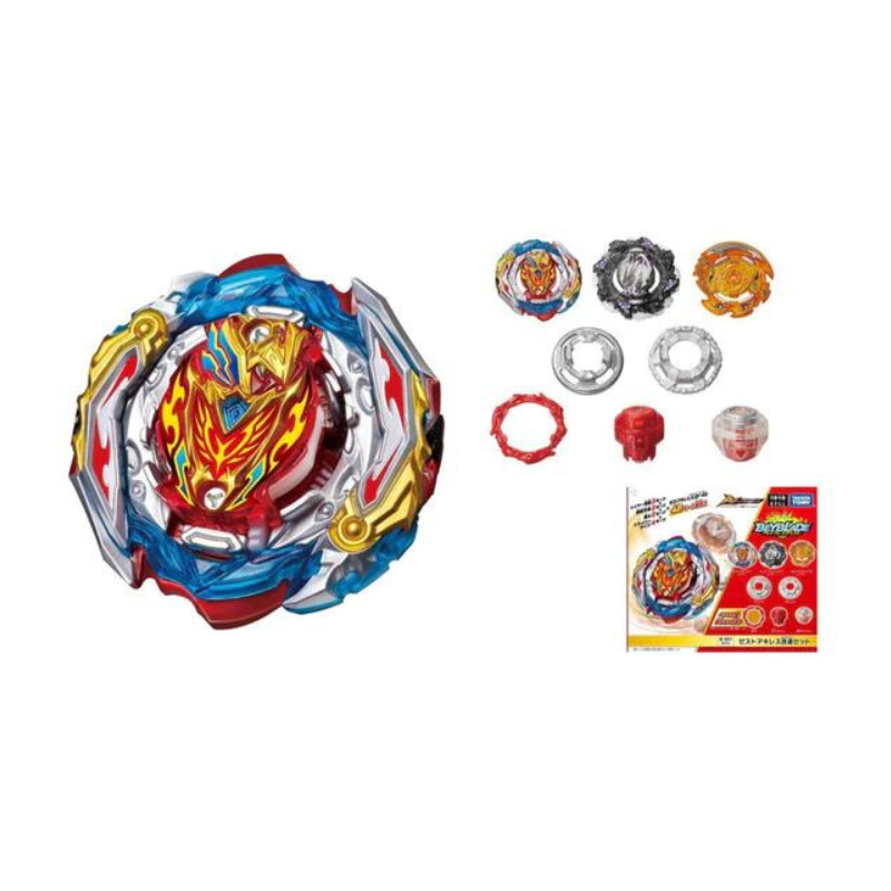 Takara Tomy Beyblade Burst Ultimate Layer Series B-201 Zest Achilles Customize Set - Image 2
