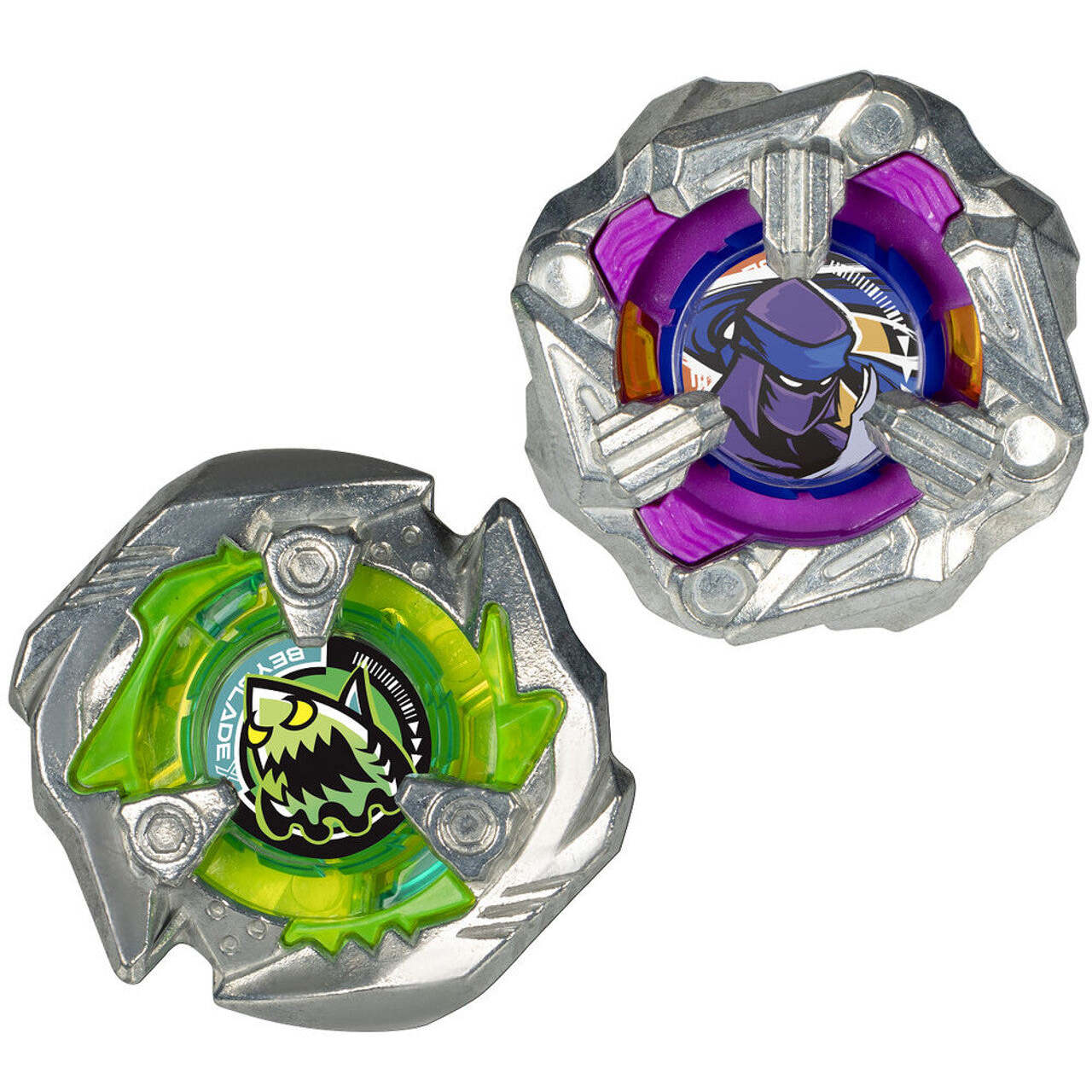 Alternative view of Beyblade X Knife Shinobi 4-80Hn And Keel Shark 3-80F Dual Pack Set With 2 Right-Spinning Tops
