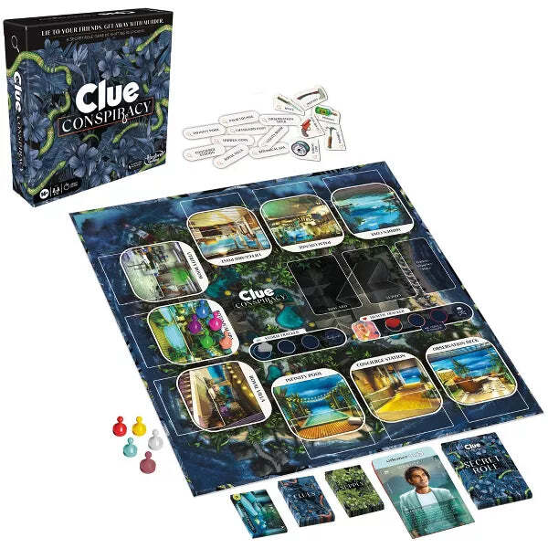 Alternative view of Clue Conspiracy Mystery Game