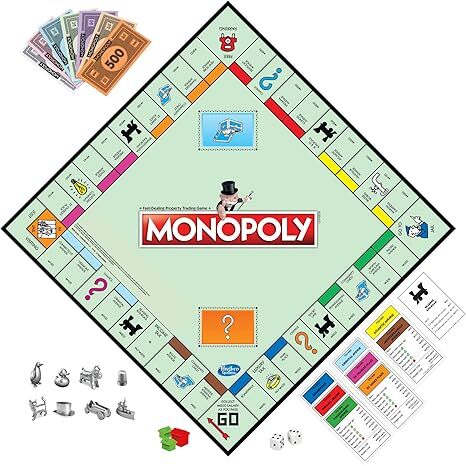 Monopoly Game, Family Board Games For 2 To 6 Players & Kids Ages 8 And Up, Includes 8 Tokens - Image 4