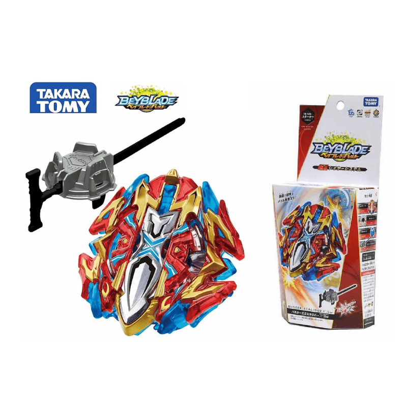 Takara Tomy Beyblade B-120 Starter Buster Excalibur.1`.Sw