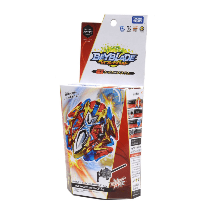 Takara Tomy Beyblade B-120 Starter Buster Excalibur.1`.Sw - Image 2